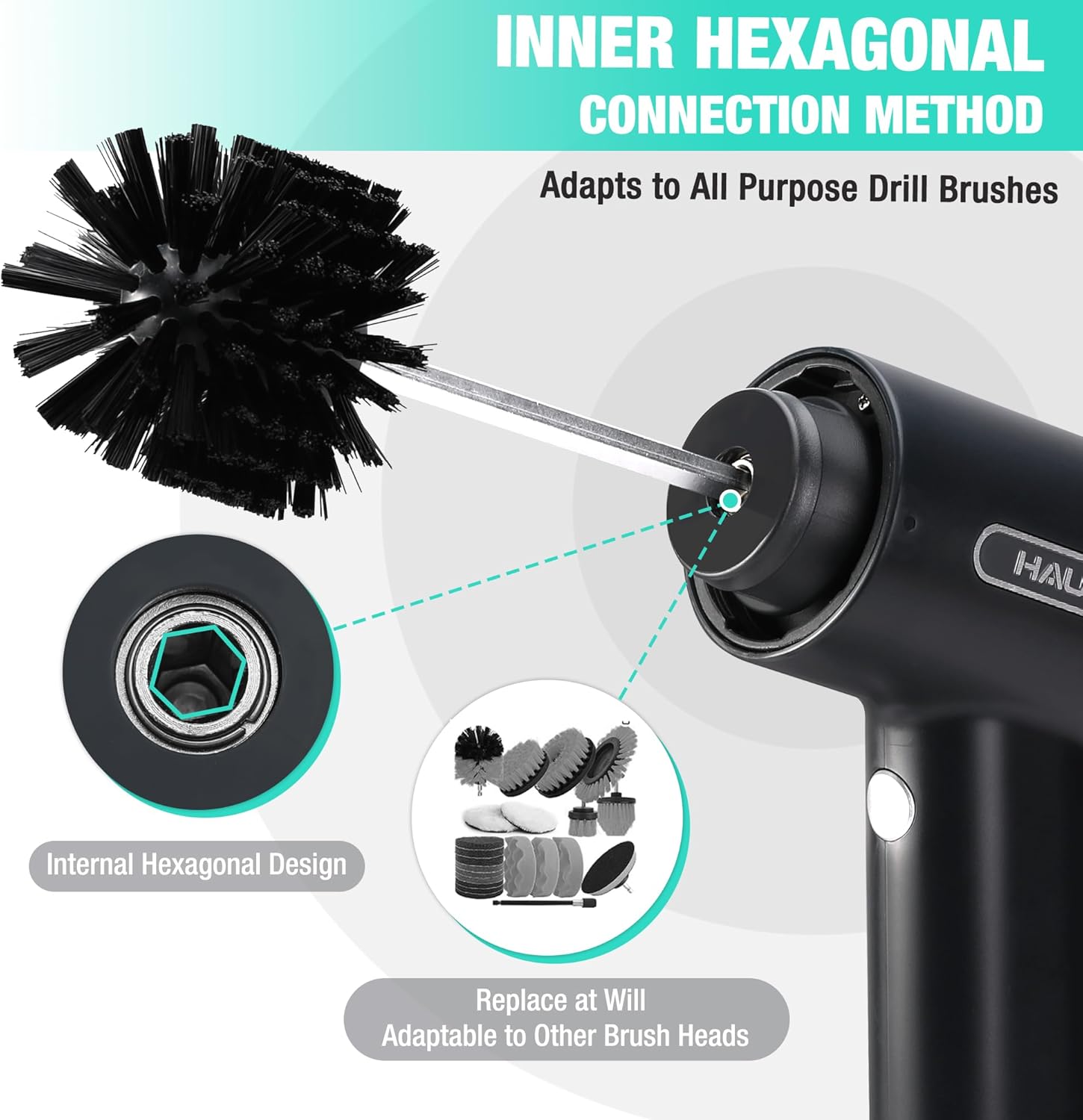 Revolutionary Electric Spin Scrubber: Cordless Cleaning Brush with 8 Versatile Heads & 3 Speed Settings for Effortless Kitchen and Bathroom Cleaning, Plus Knife Sharpener Included