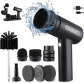Revolutionary Electric Spin Scrubber: Cordless Cleaning Brush with 8 Versatile Heads & 3 Speed Settings for Effortless Kitchen and Bathroom Cleaning, Plus Knife Sharpener Included